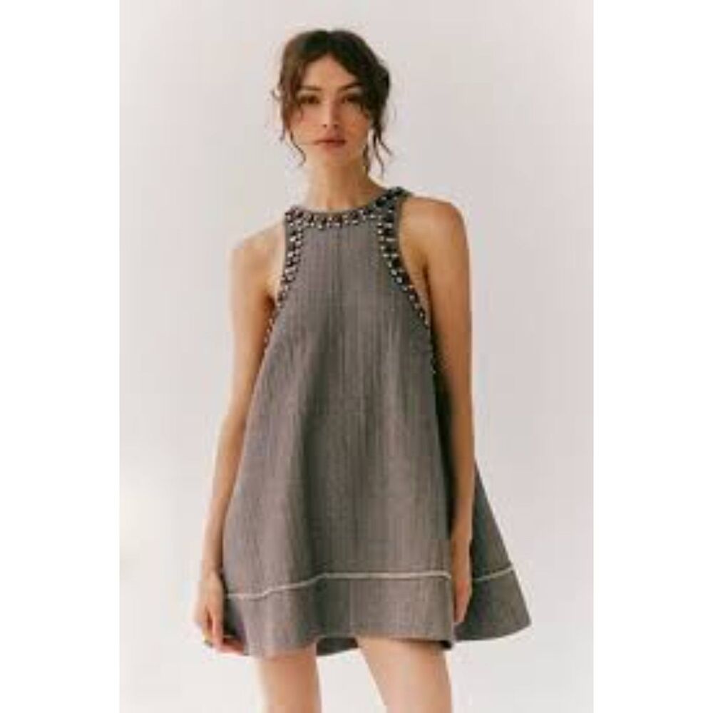 Free People You're A Gem Mini Dress in Size MEDIUM